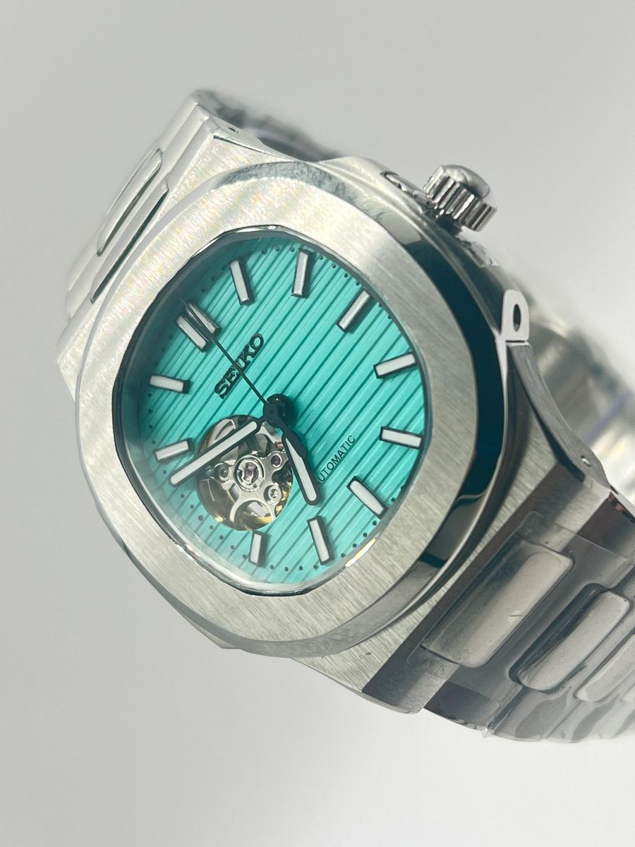 Seikotilus "Tiffany blue" NH35