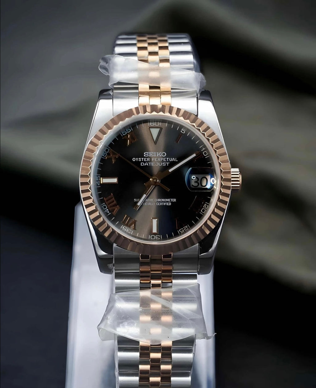 Seikodate "two tone rose grey" NH35