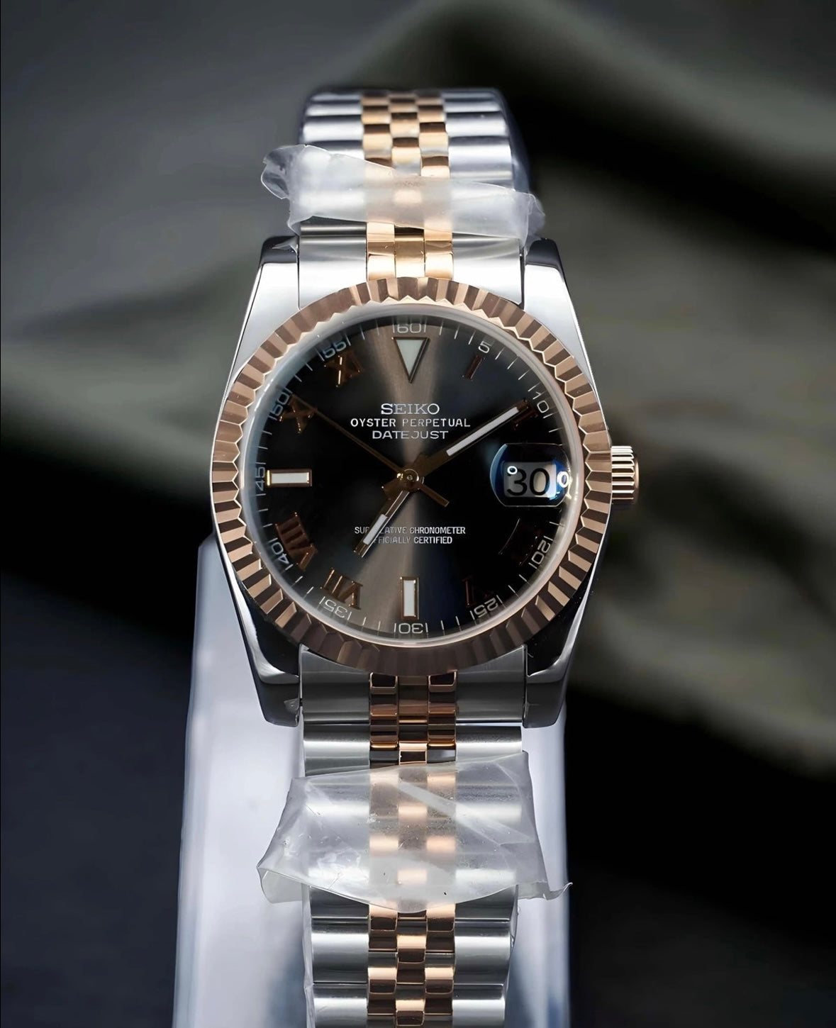 Seikodate "two tone rose grey" NH35