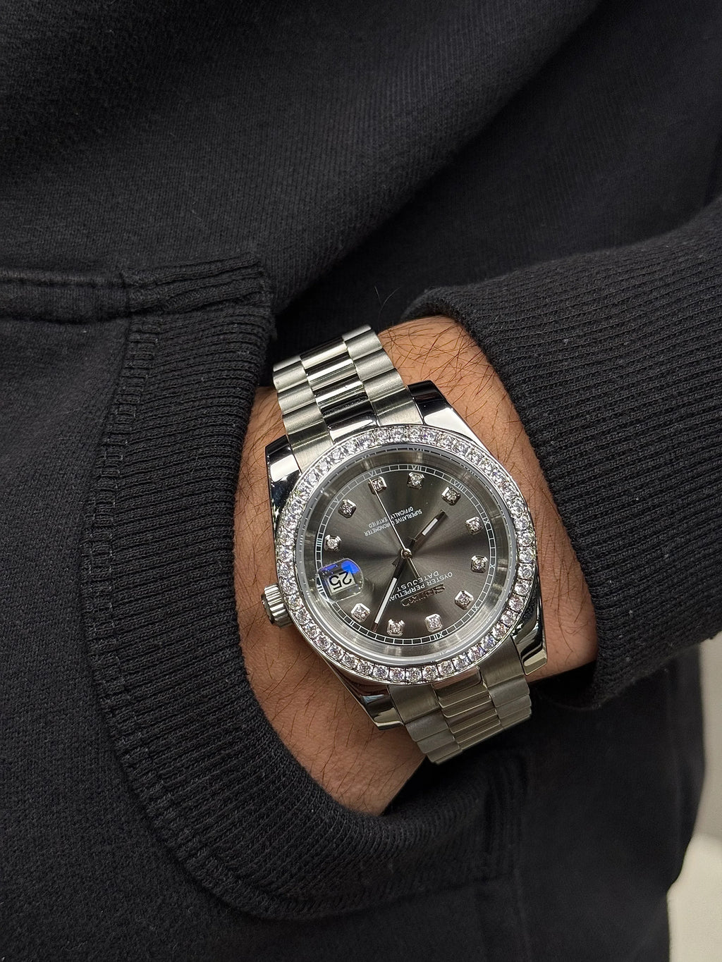 Seikojust "Steel grey" NH35