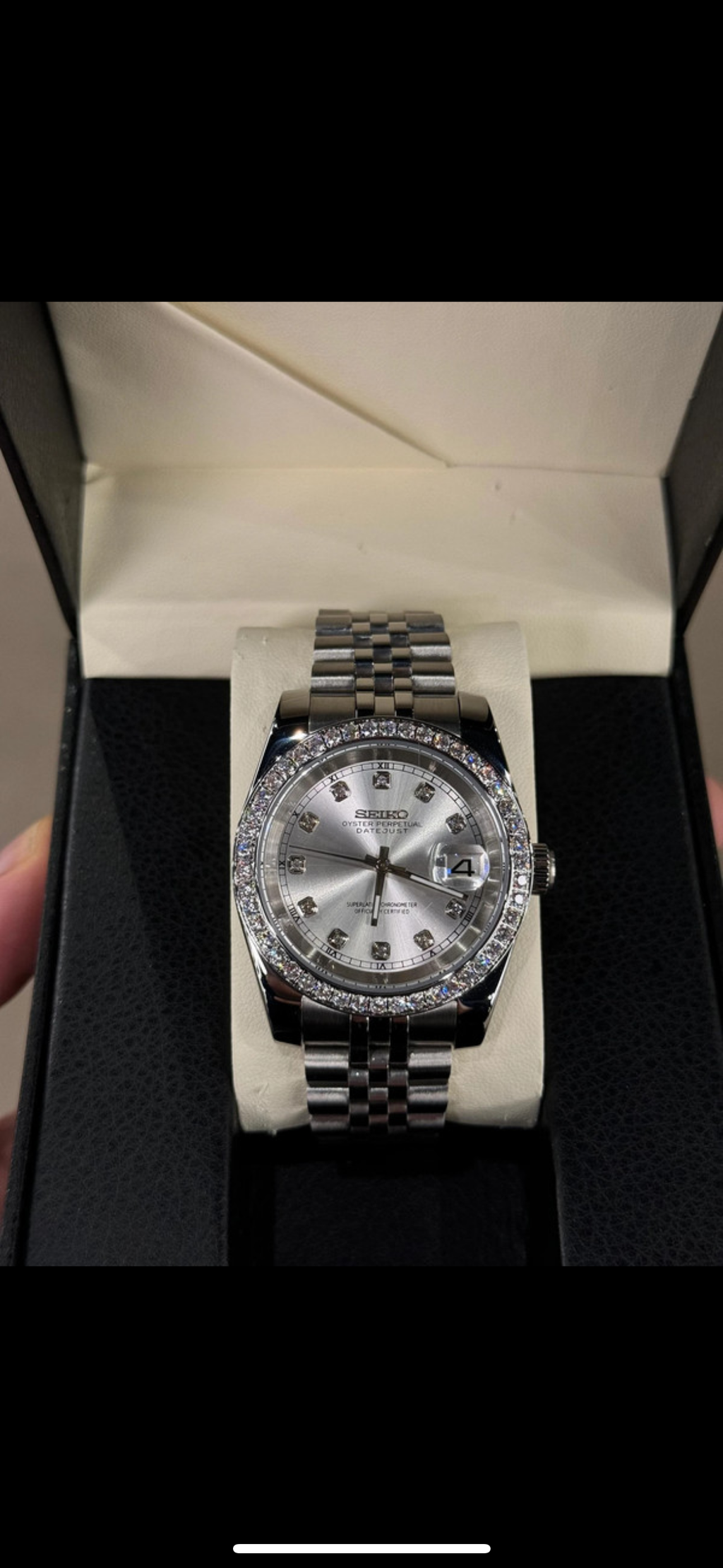 Seikojust "Steel grey" NH35