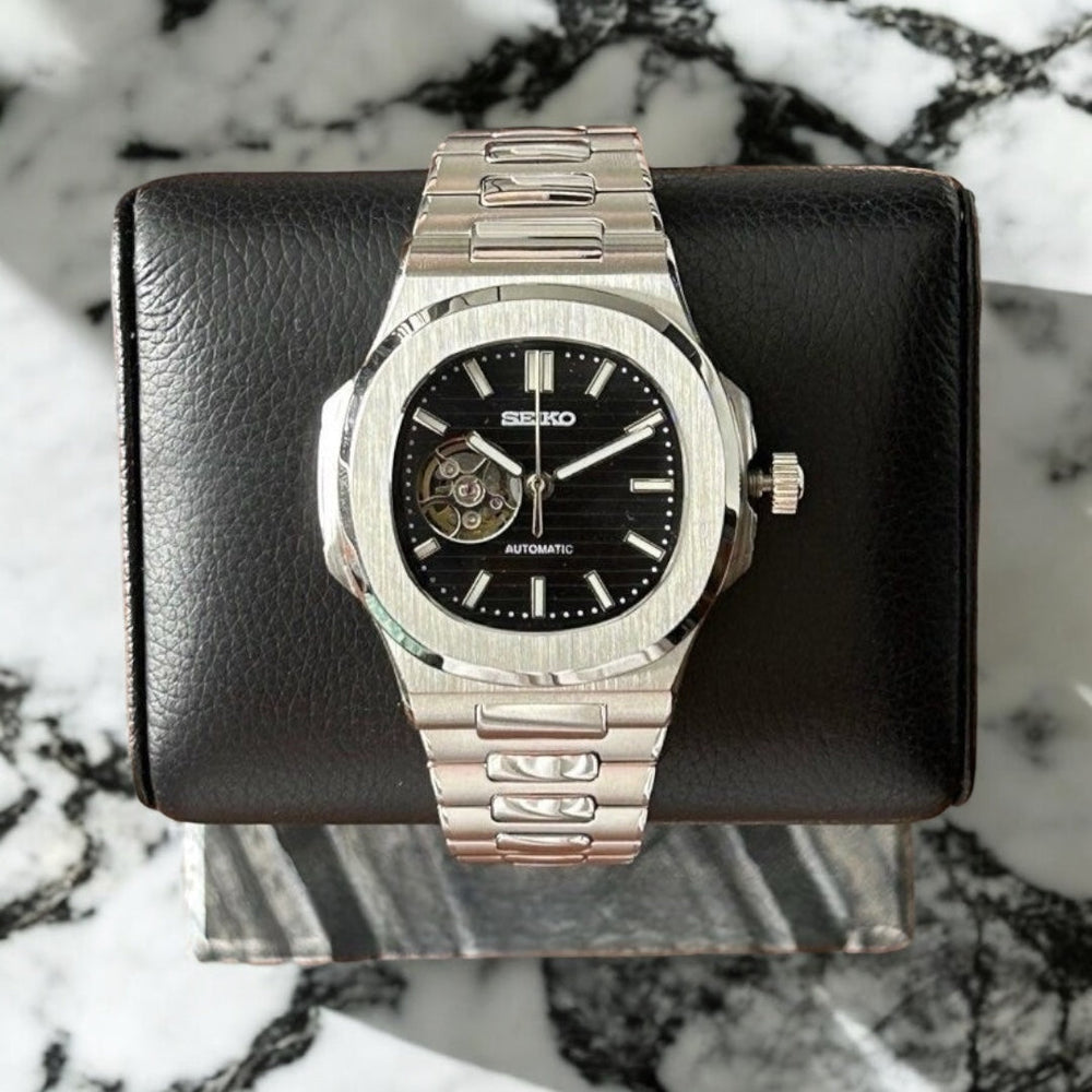 Seikotilus "Steel black" NH35