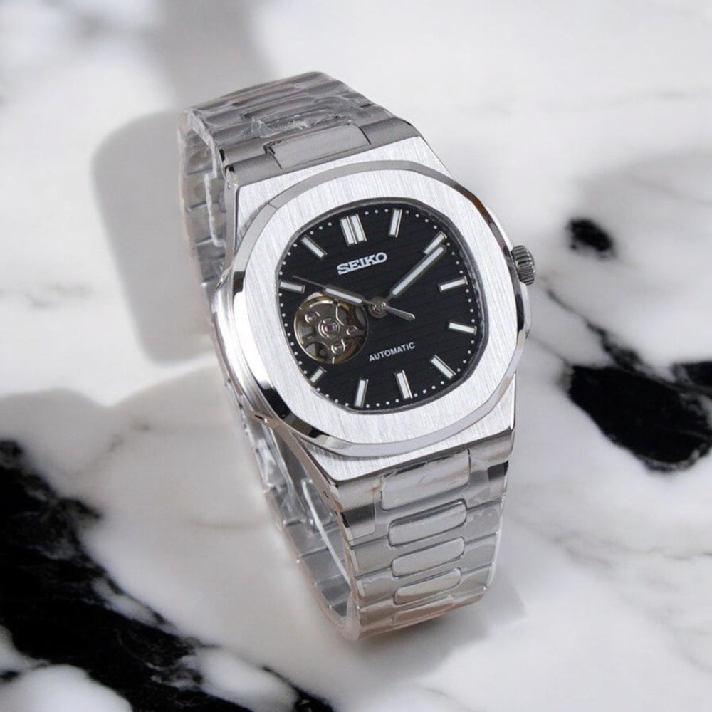 Seikotilus "Steel black" NH35