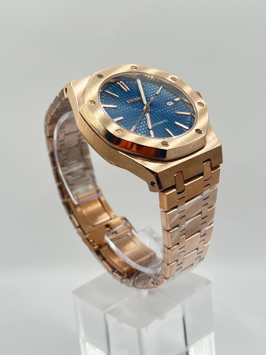 Seikoak "Rose gold navy" NH35