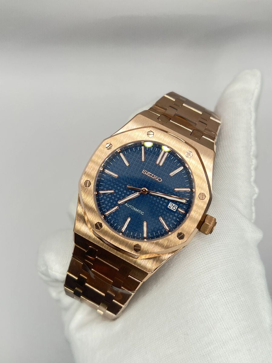 Seikoak "Rose gold navy" NH35