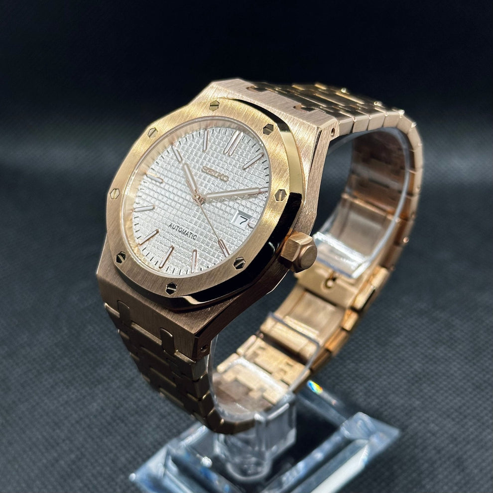 Seikoak "Rose gold white" NH35
