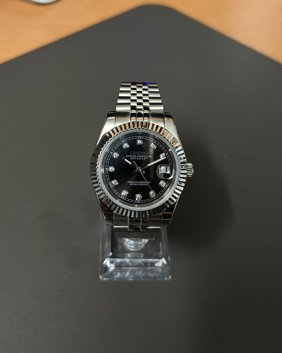 Seikojust "Steel black" NH35