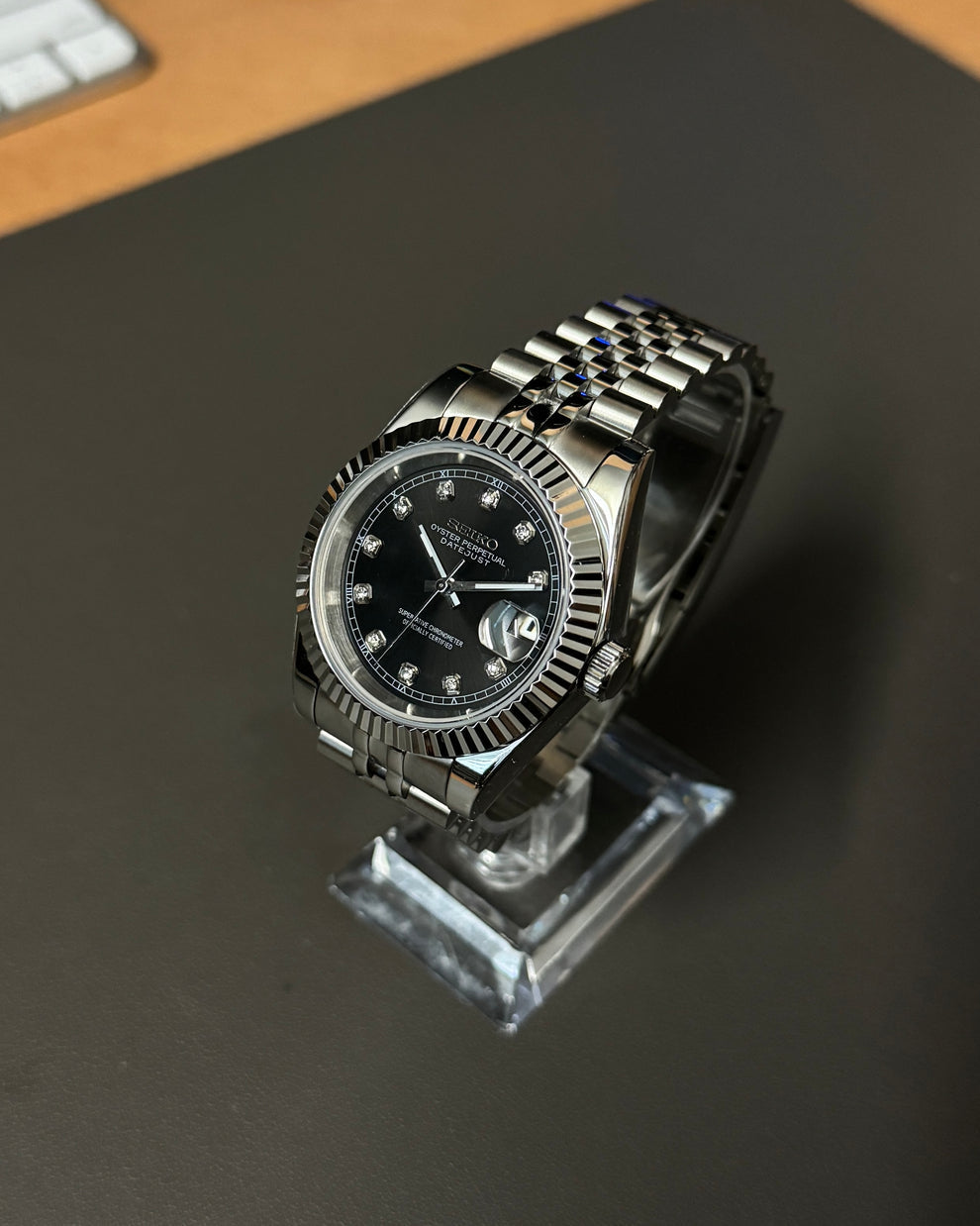 Seikojust "Steel black" NH35