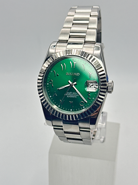 Seikojust "Steel gren oyster" NH35