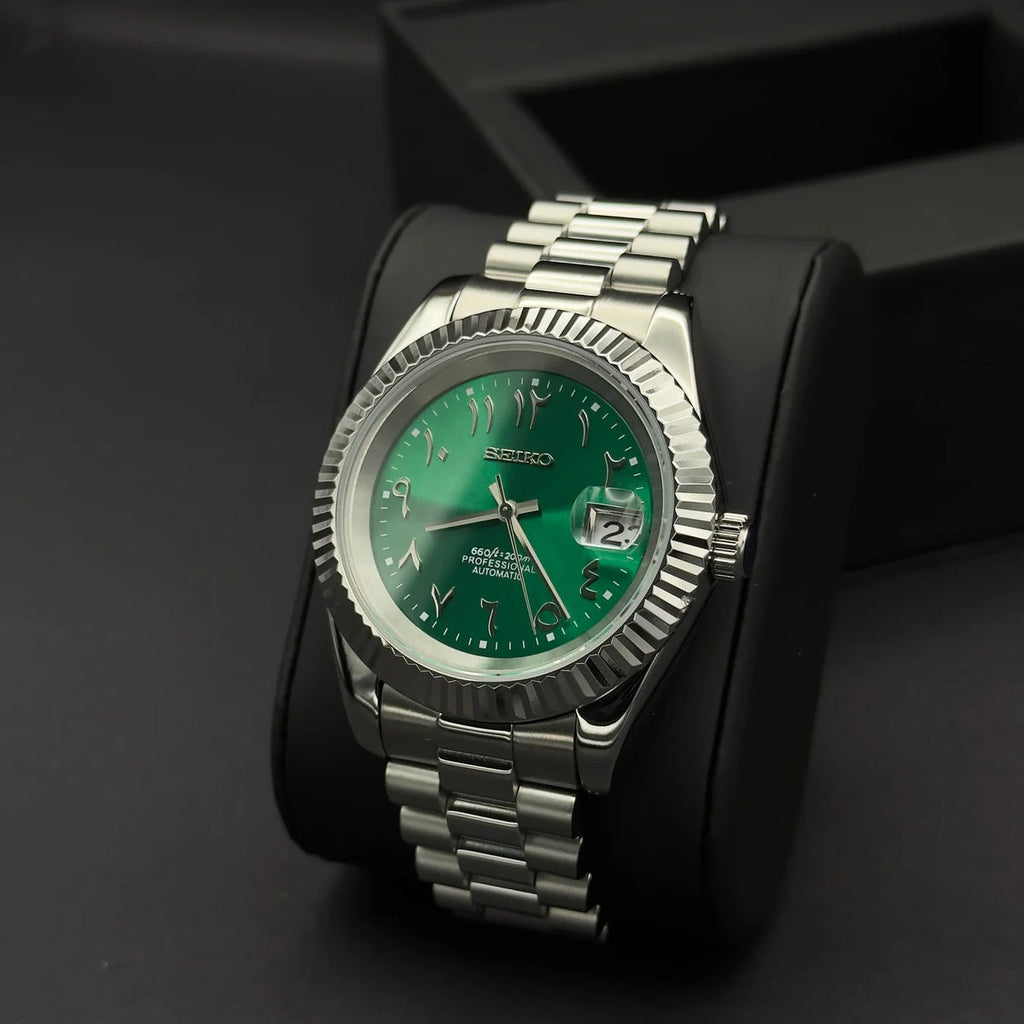Seikojust "Steel green president" NH35