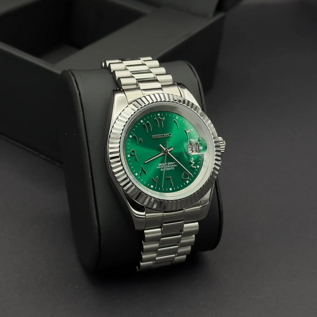 Seikojust "Steel green president" NH35
