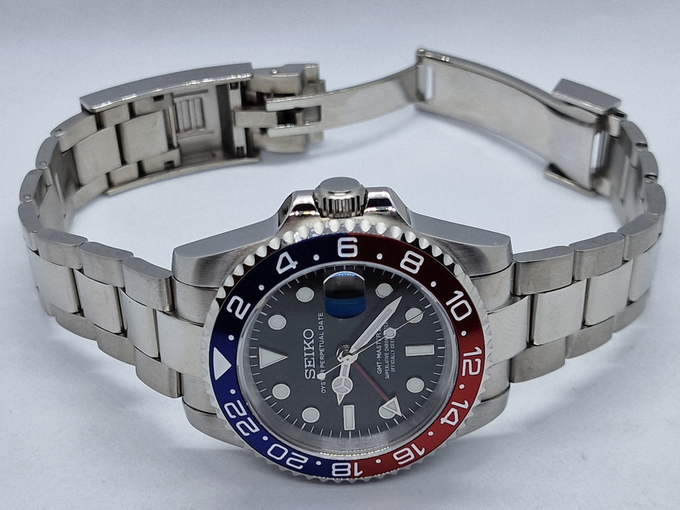 Seikomod GMT "Pespi oyster" NH34