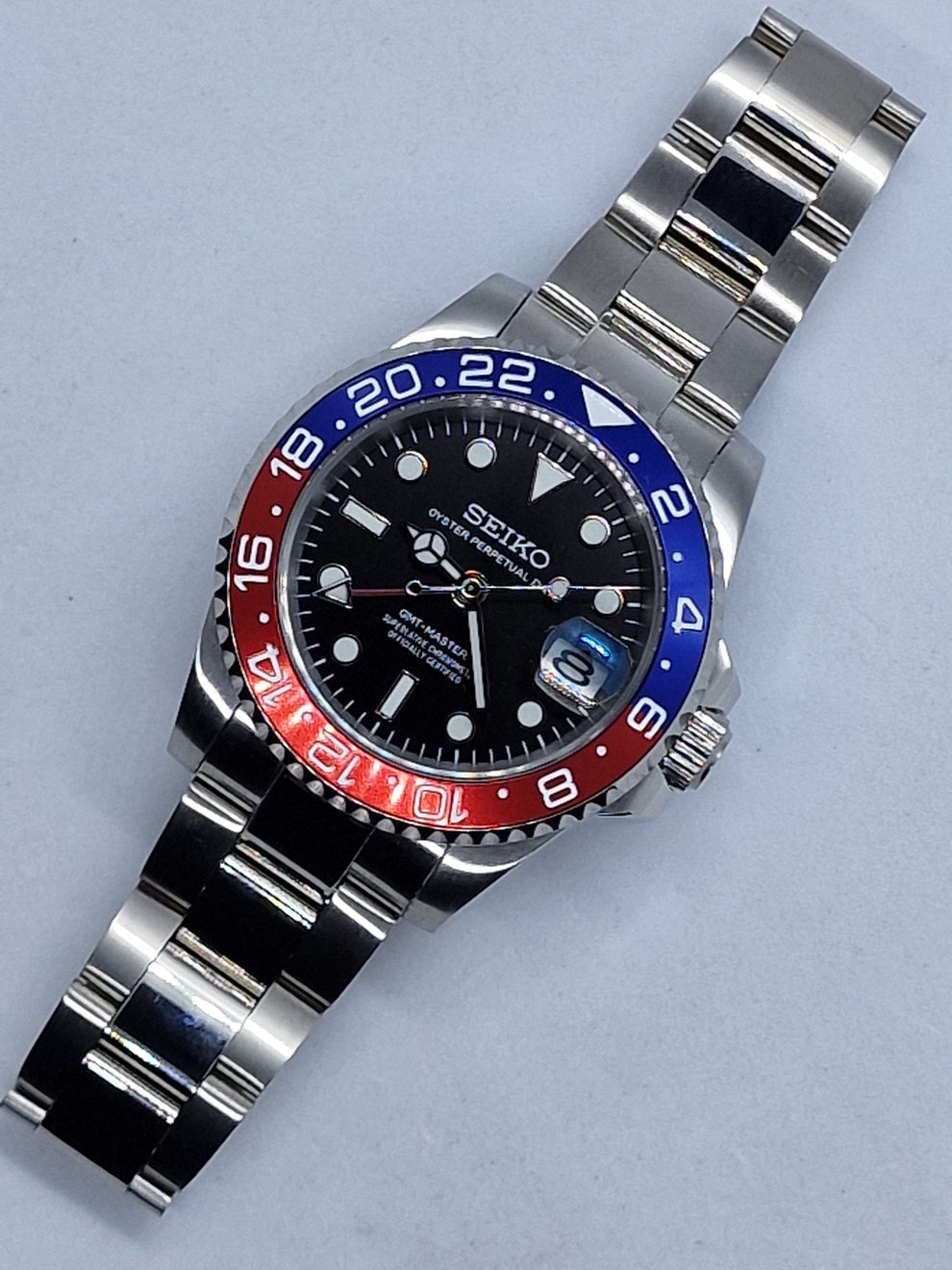 Seikomod GMT "Pespi oyster" NH34