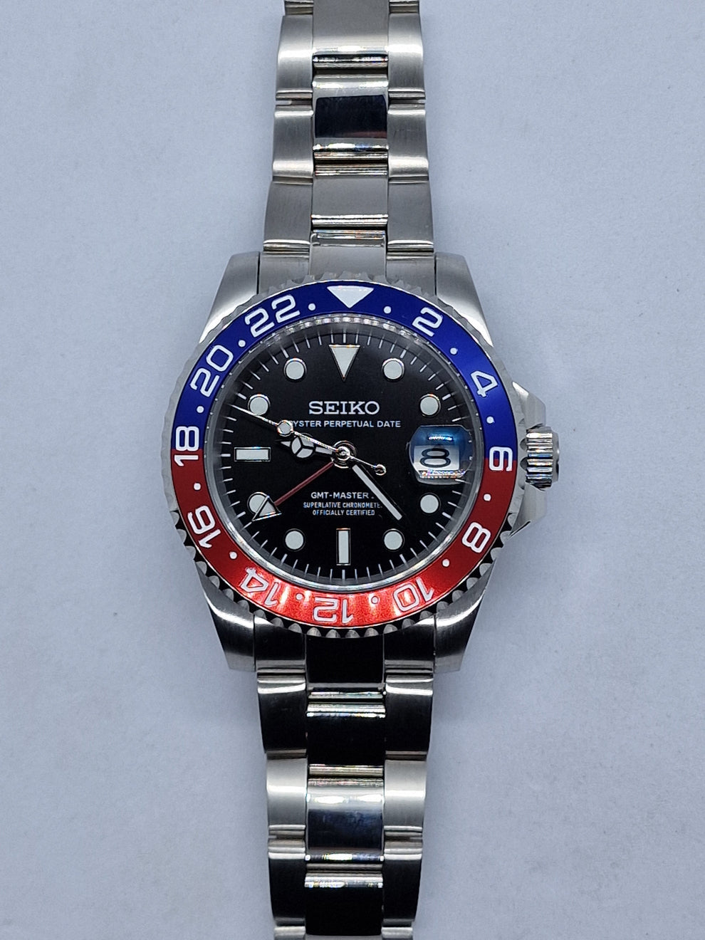 Seikomod GMT "Pespi oyster" NH34