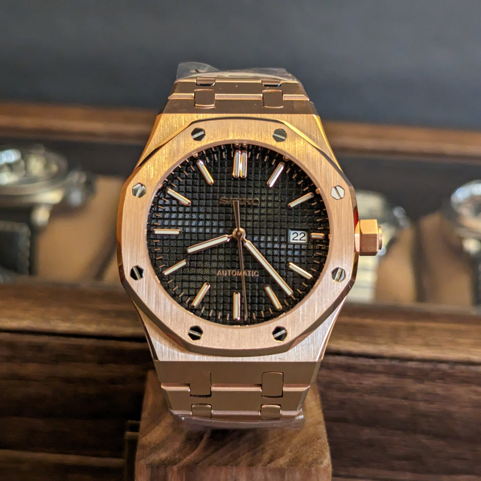 Seikoak "Rose gold black" NH35