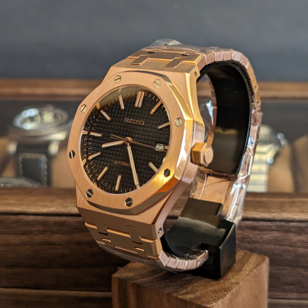 Seikoak "Rose gold black" NH35