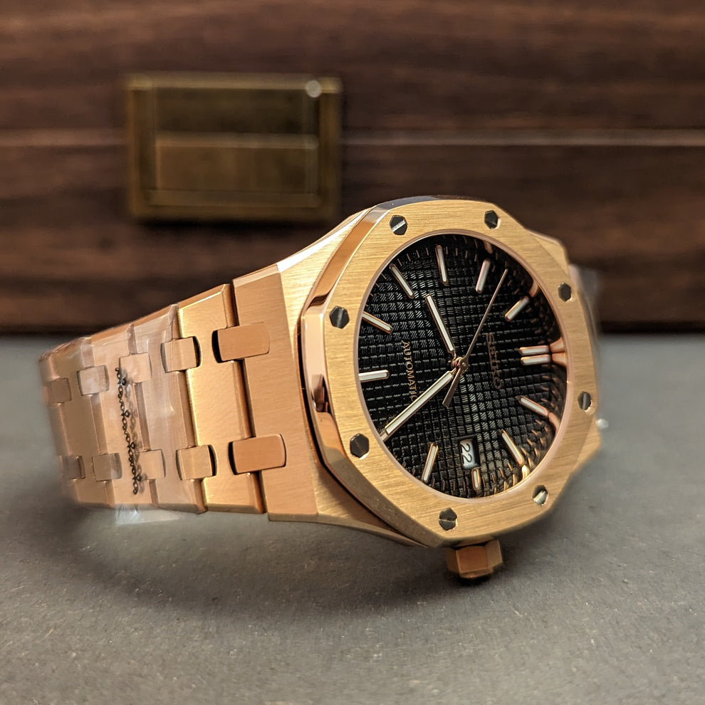 Seikoak "Rose gold black" NH35