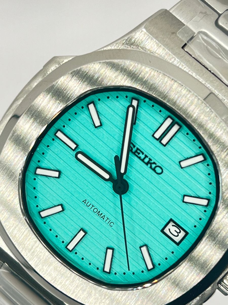 Seikotilus "Tiffany blue" NH35
