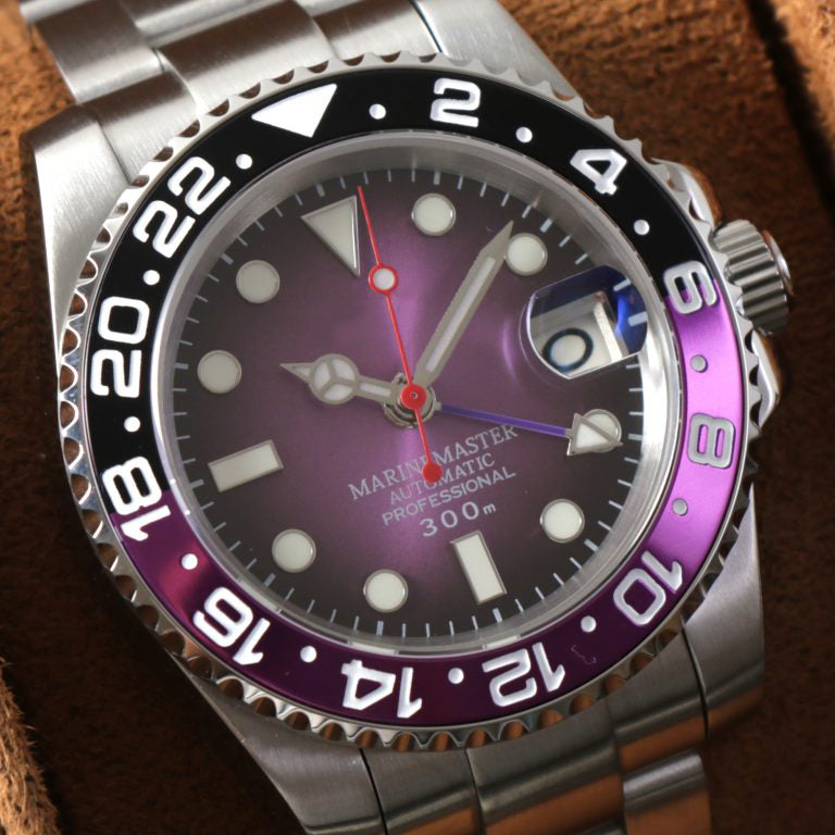 Seikomariner "Two tone purple steel" NH35