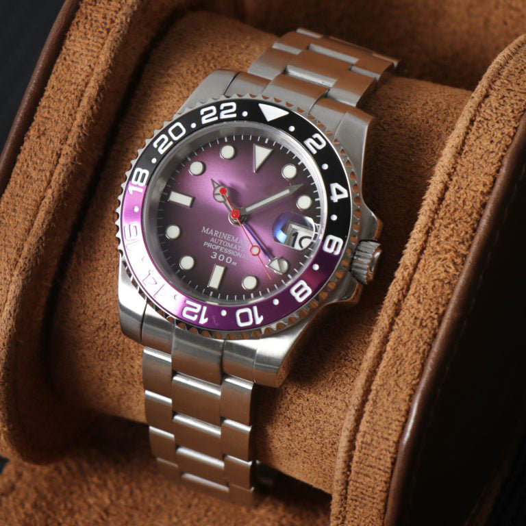 Seikomariner "Two tone purple steel" NH35