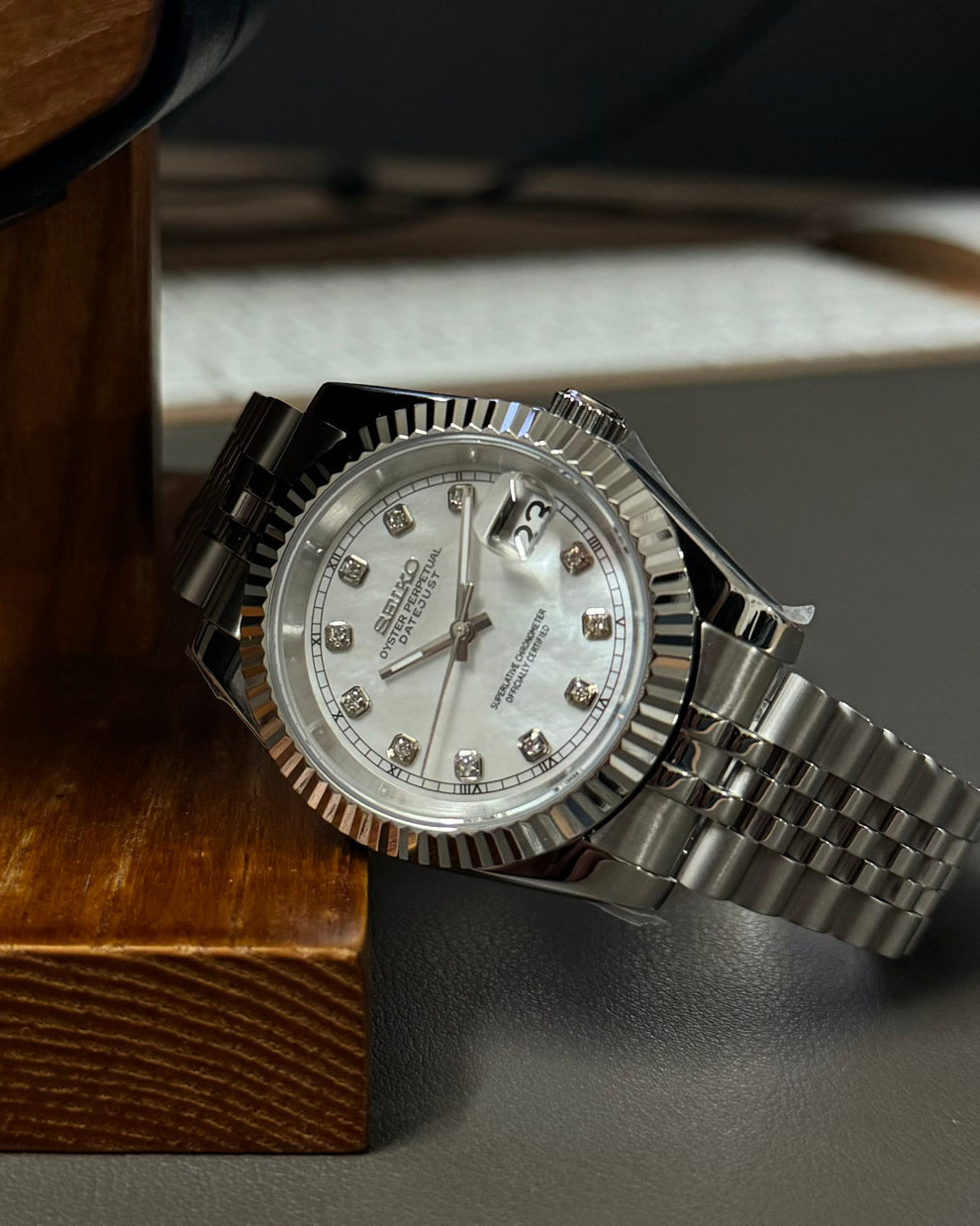 Seikojust "Steel white" NH35