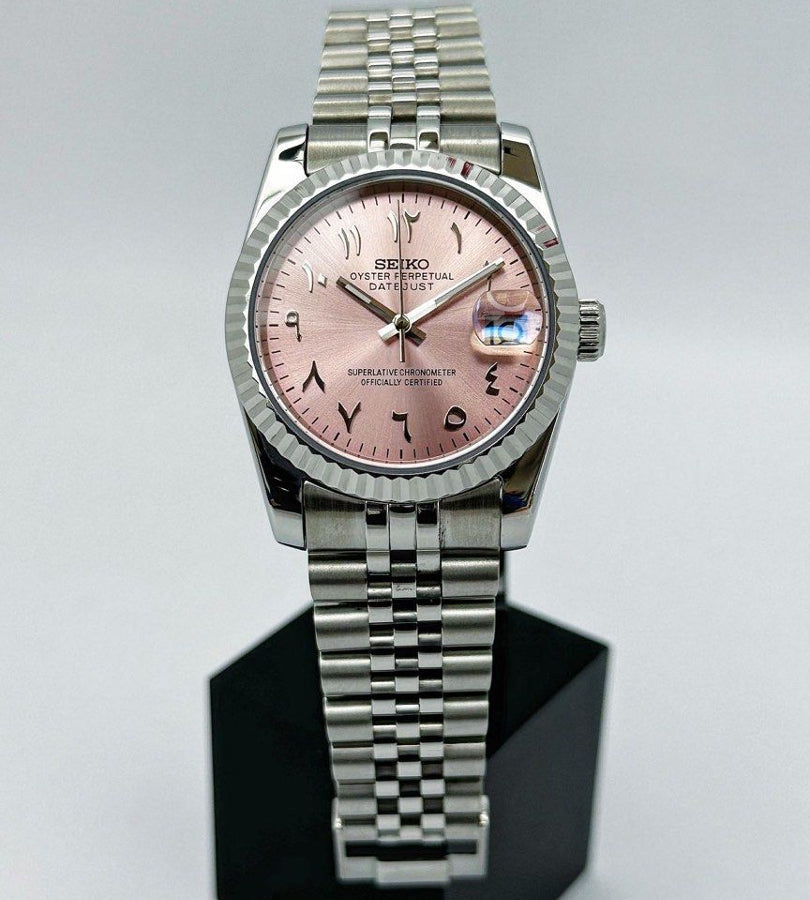 Seikojust "Steel pink" NH35