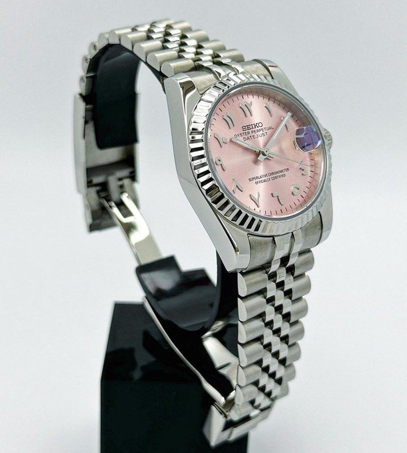 Seikojust "Steel pink" NH35