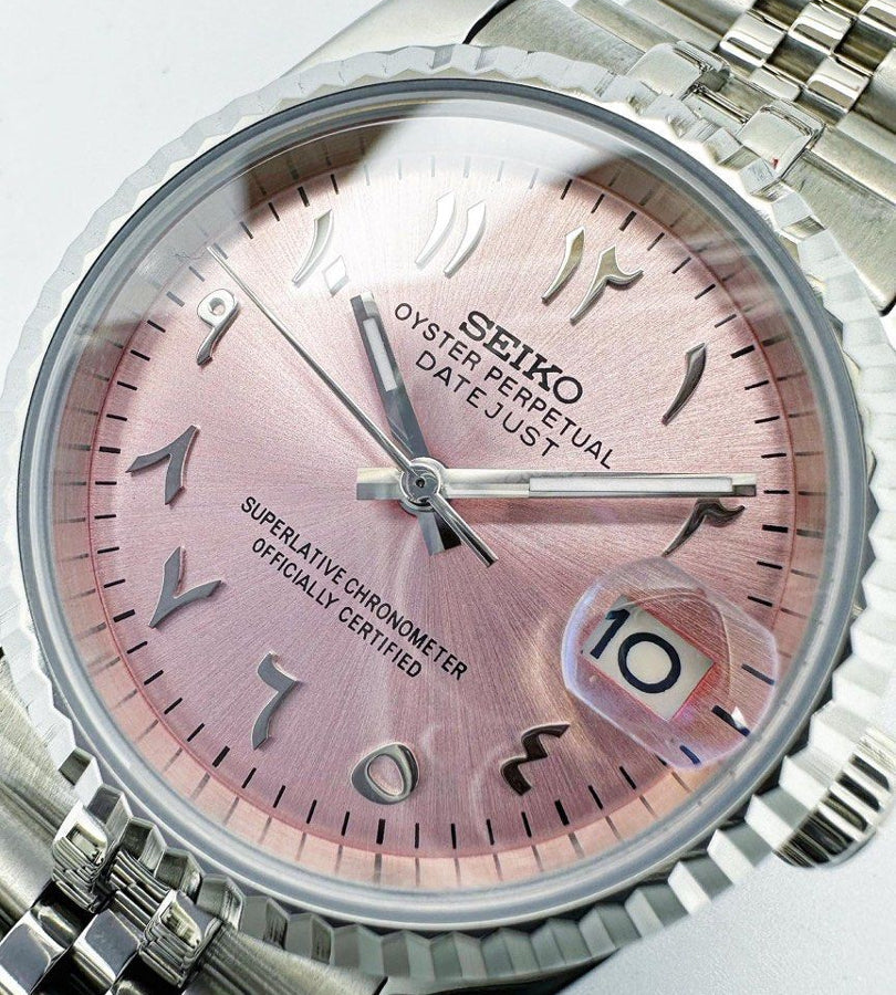 Seikojust "Steel pink" NH35