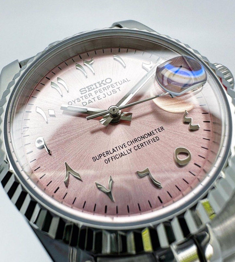 Seikojust "Steel pink" NH35