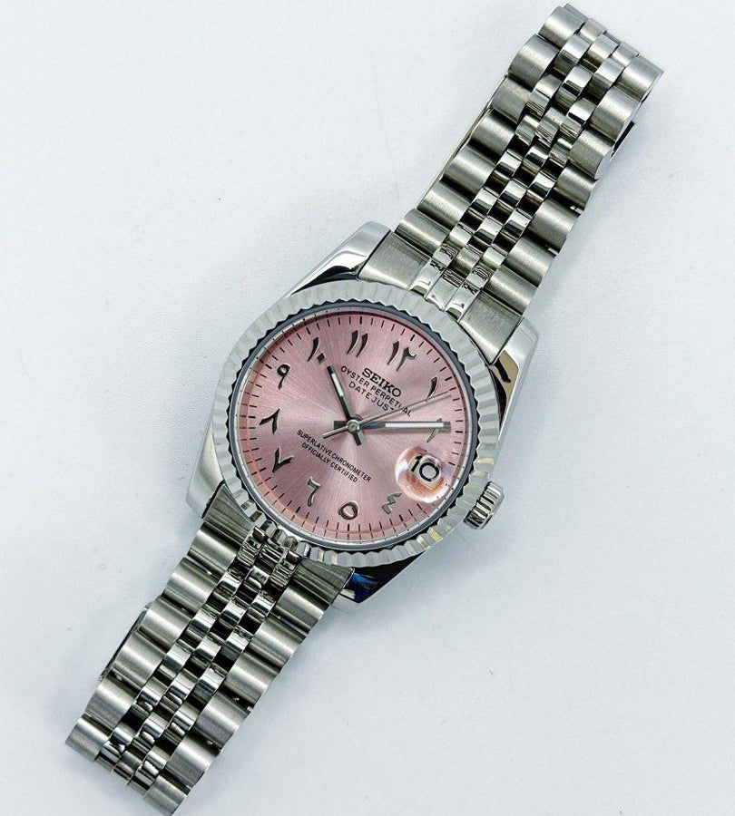 Seikojust "Steel pink" NH35