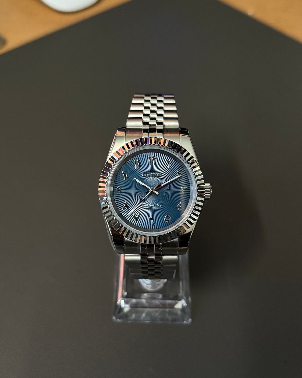 Seikojust "Steel blue" NH35