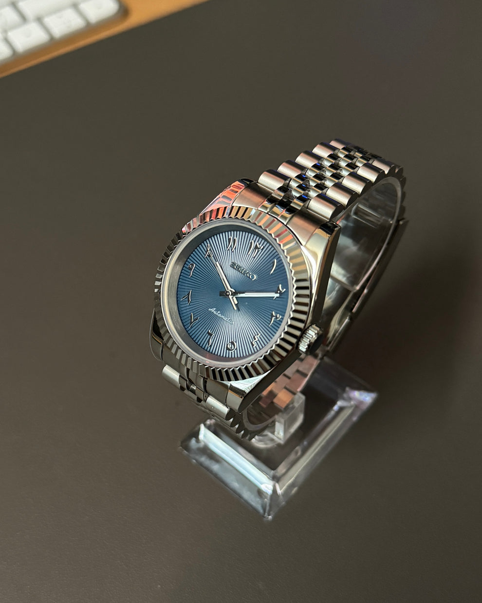 Seikojust "Steel blue" NH35