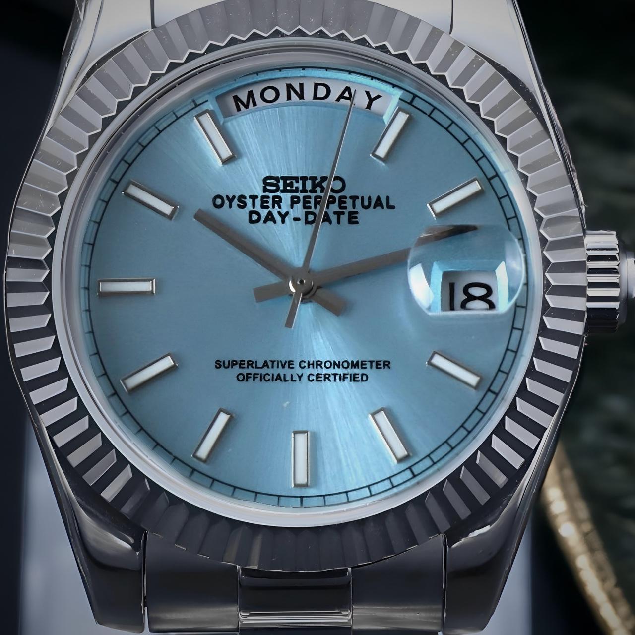 Seikodate Ice "Ice blue" NH35