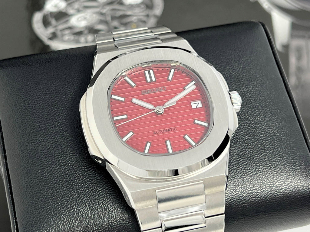 Seikotilus "Steel red" NH35