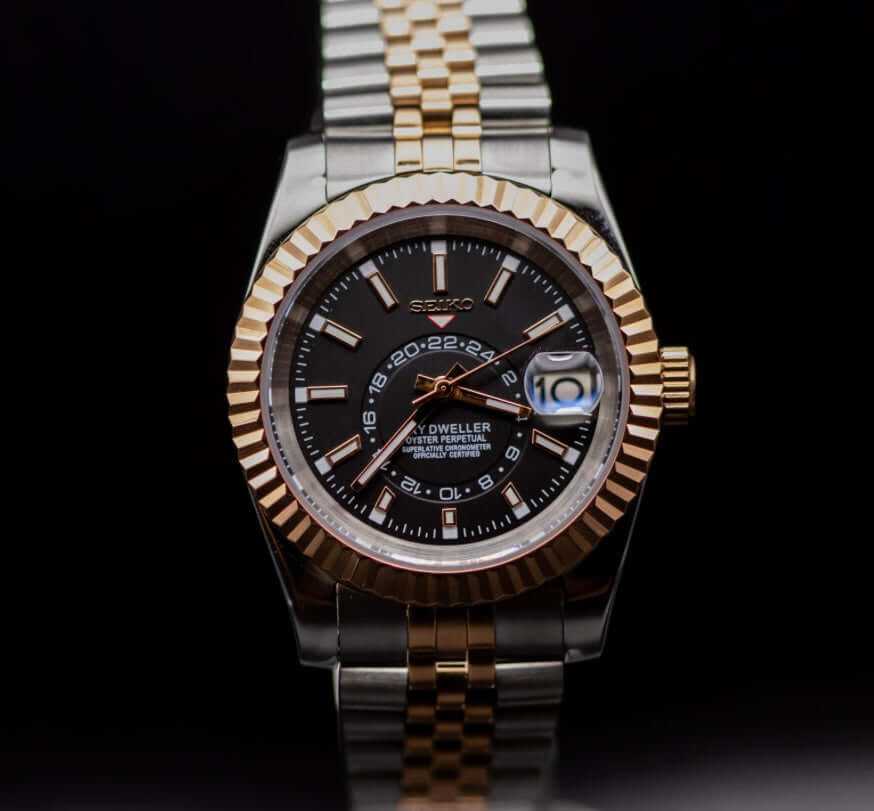 Seikojust "Two tone rose gold sky dweller" NH35