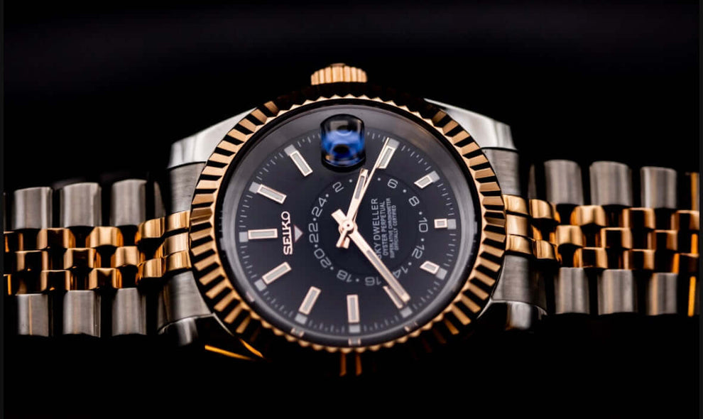 Seikojust "Two tone rose gold sky dweller" NH35