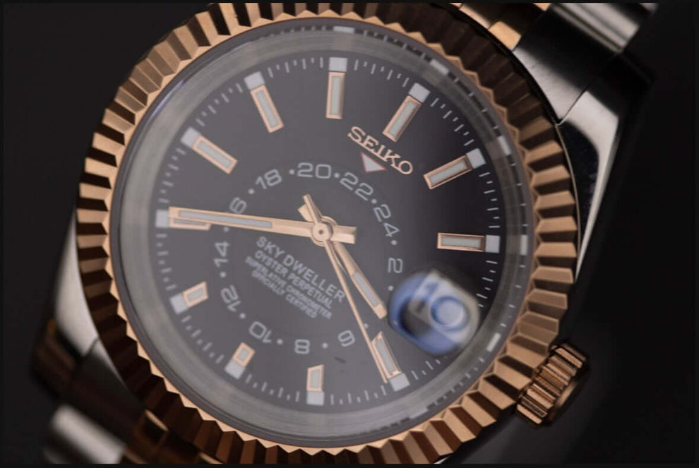 Seikojust "Two tone rose gold sky dweller" NH35