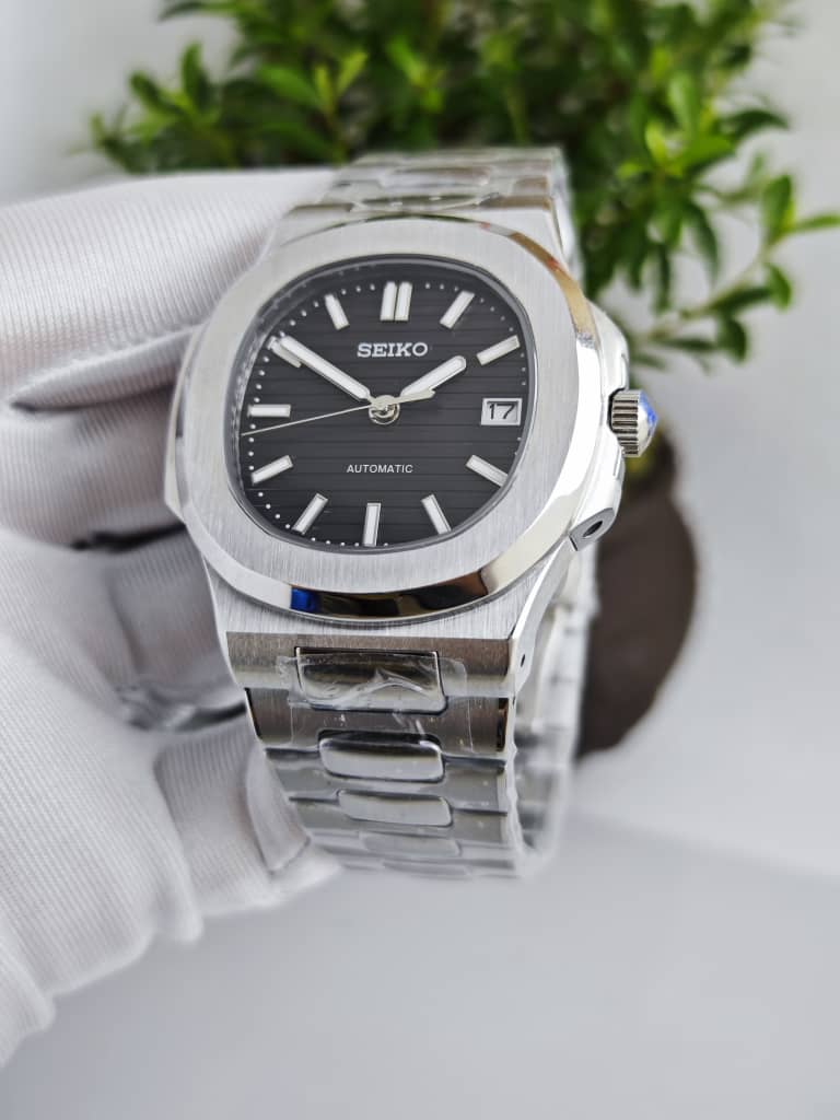 Seikotilus "Steel black" NH35