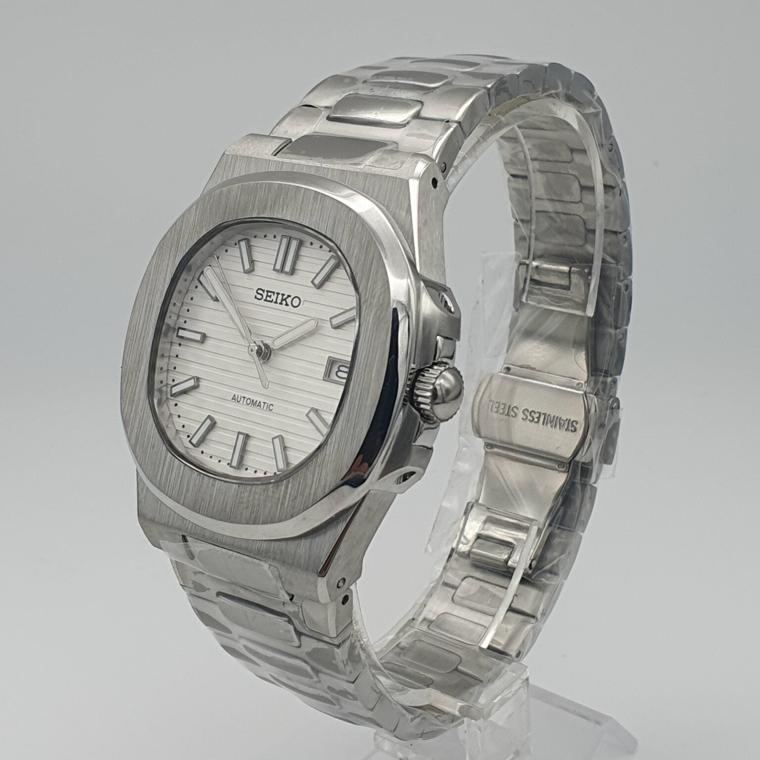 Seikotilus "Steel white" NH35