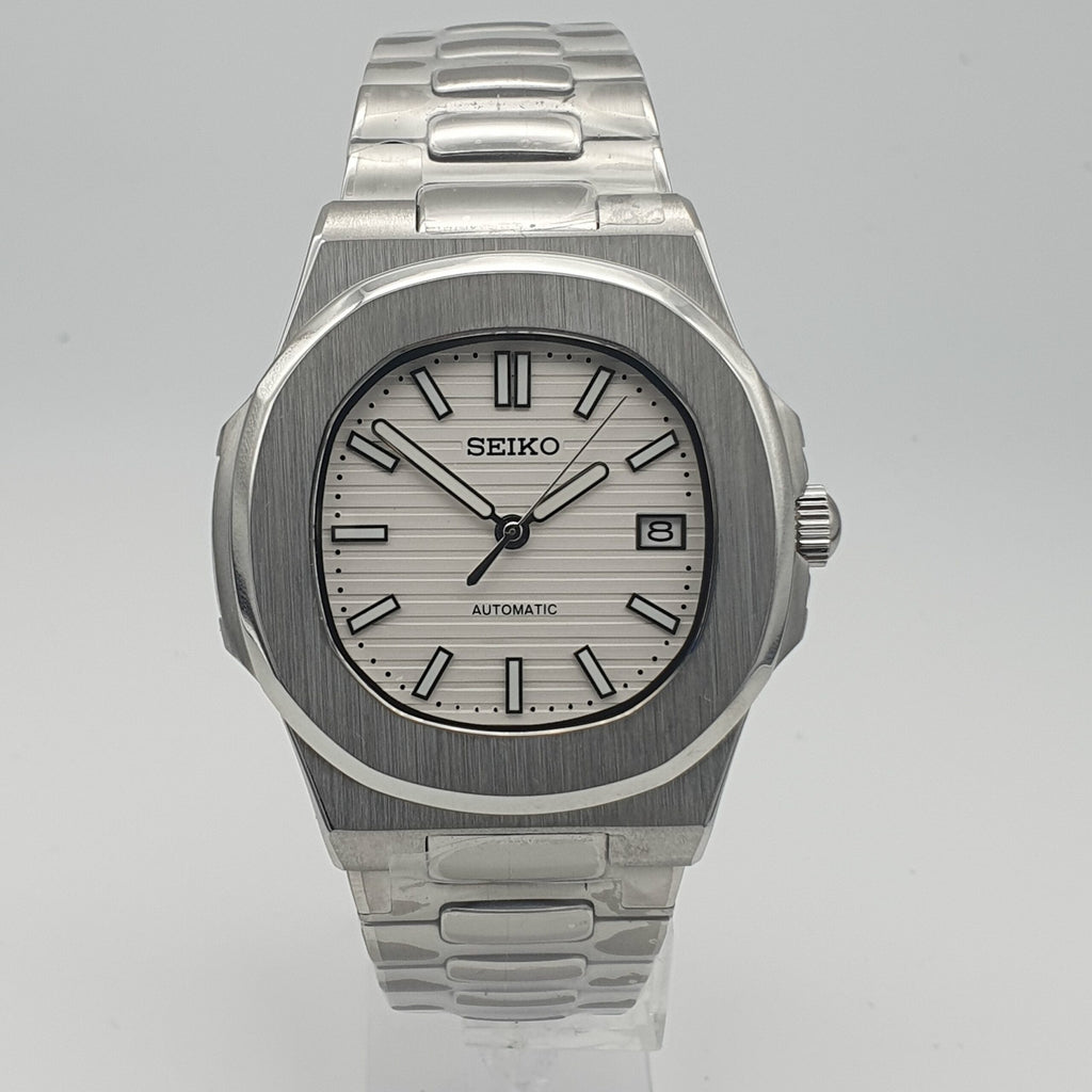 Seikotilus "Steel white" NH35