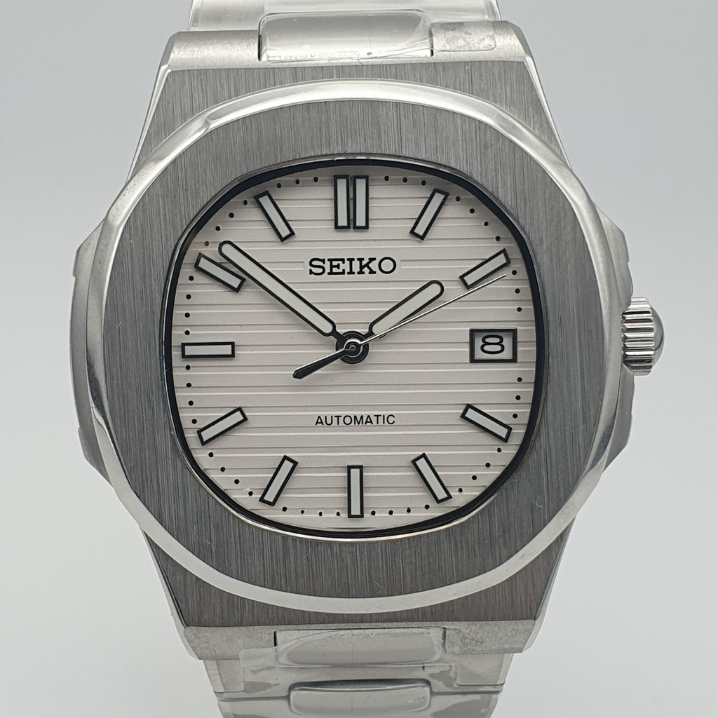 Seikotilus "Steel white" NH35