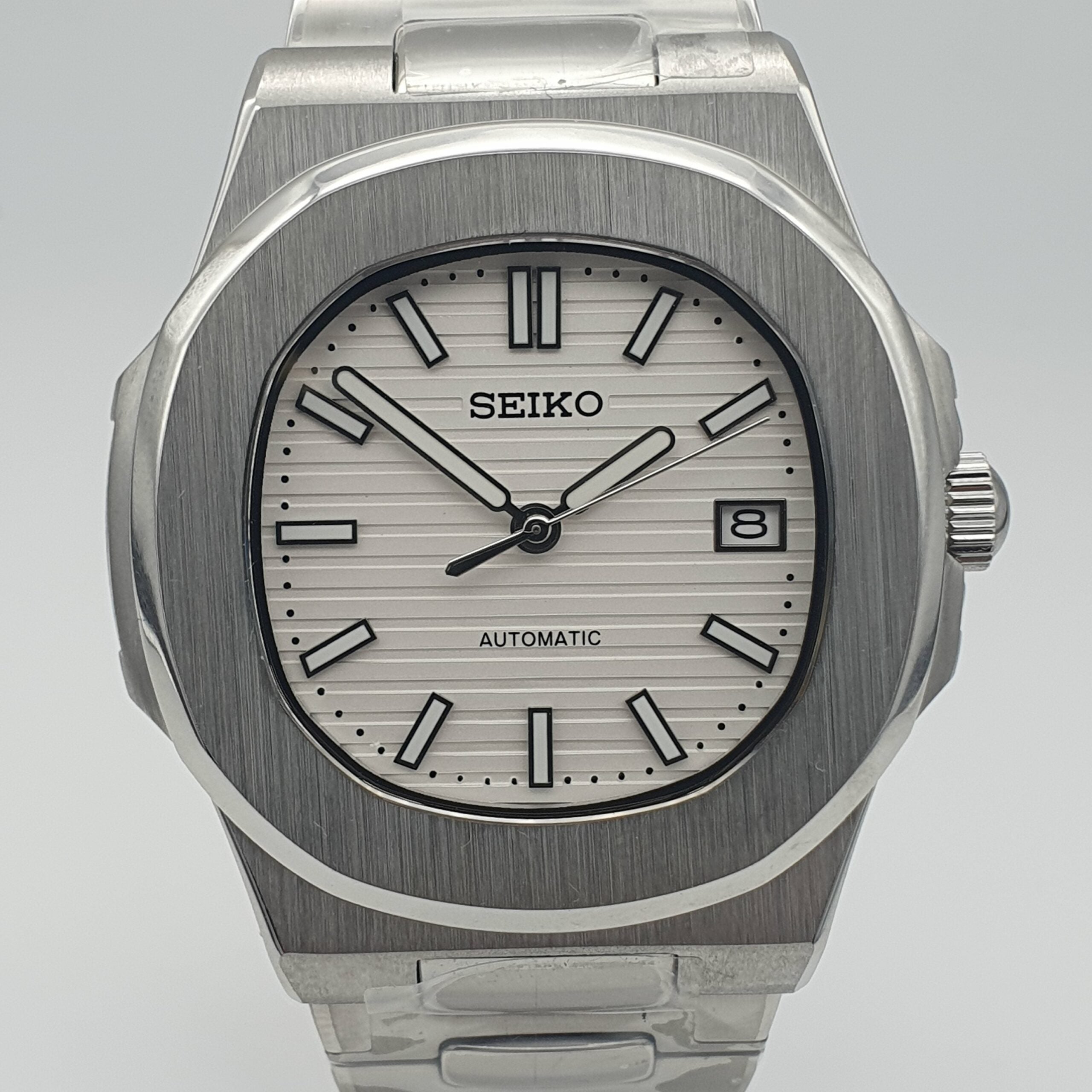 Seikotilus "Steel white" NH35