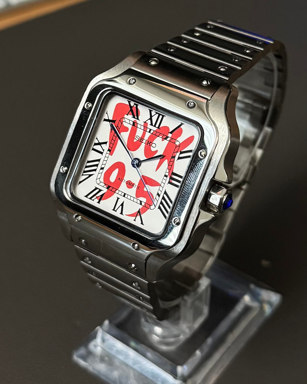 Seikos "Silver white Fuck 9-5" NH38