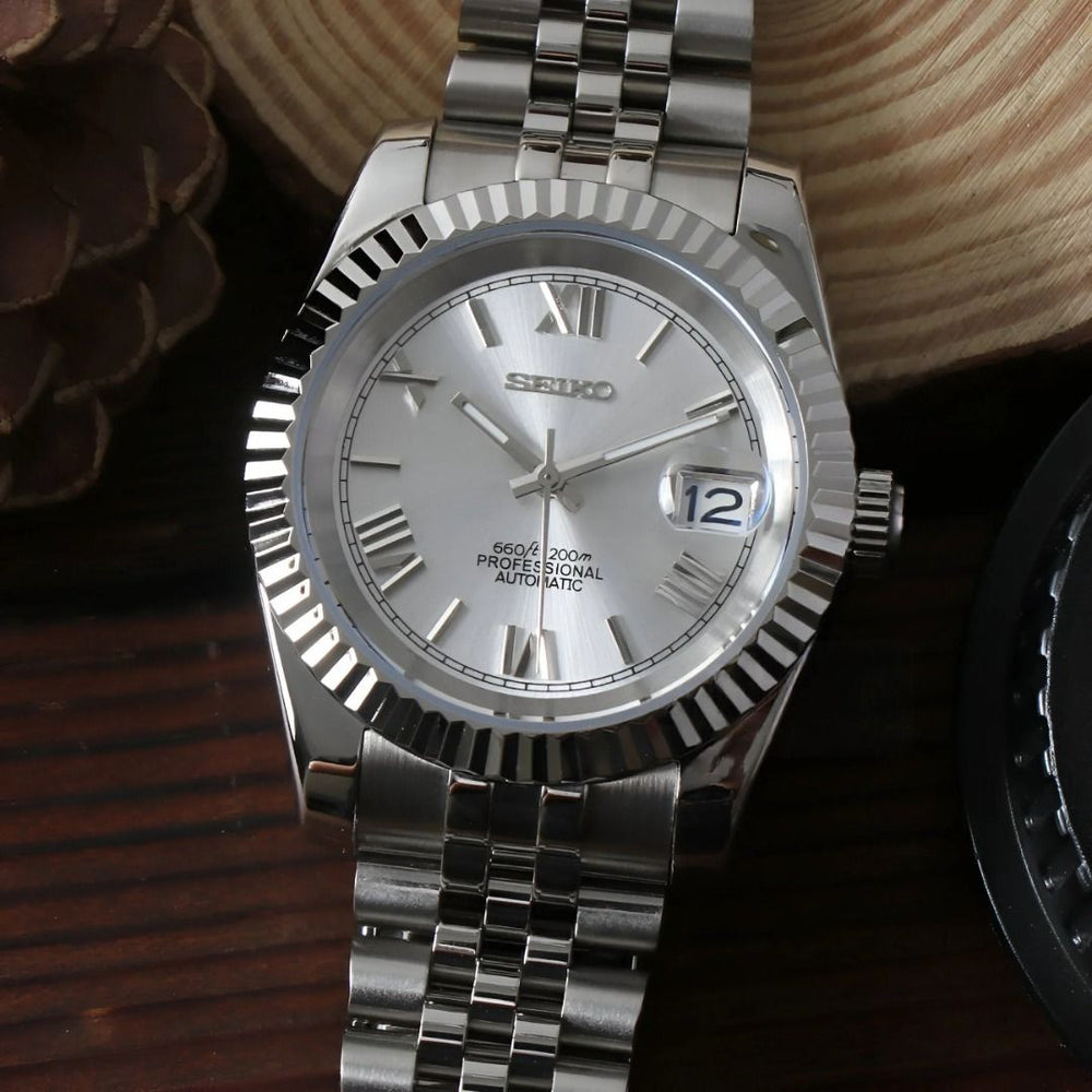 Seikojust "Steel white" NH35