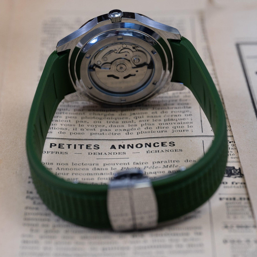 Seikotilus "Green steel" NH35