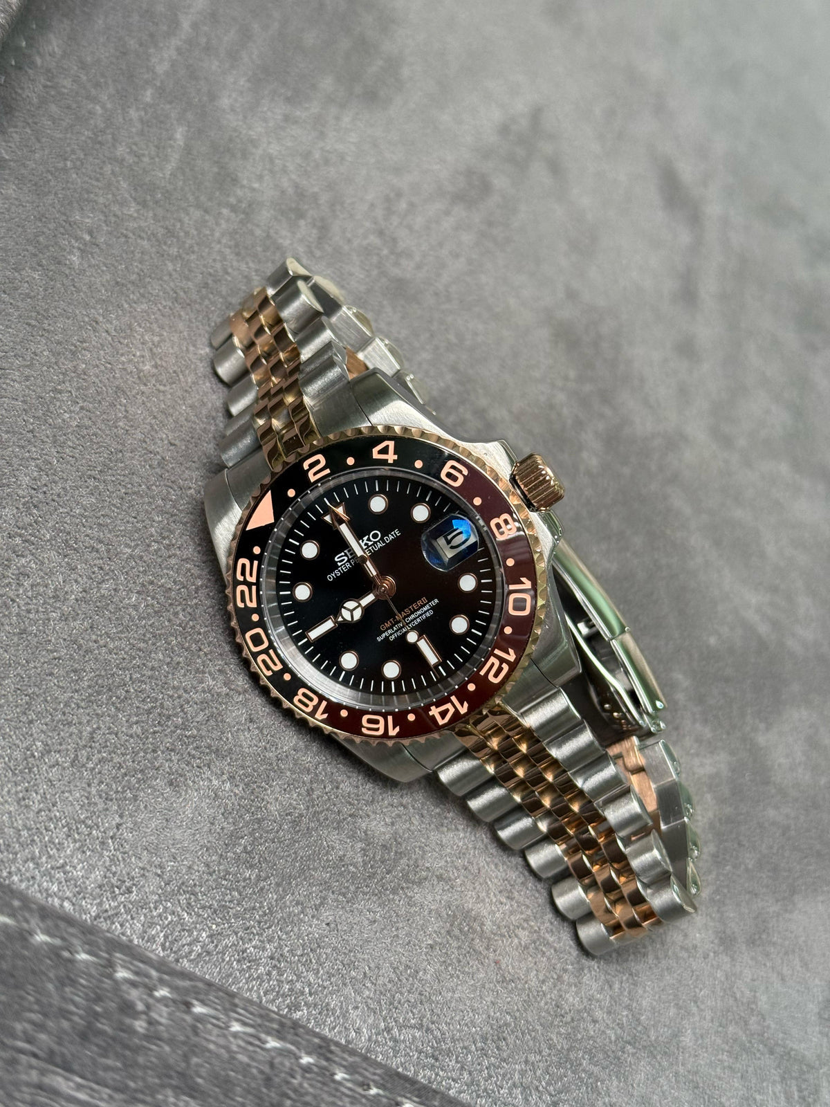 Seikomod GMT "Rootbeer" NH34