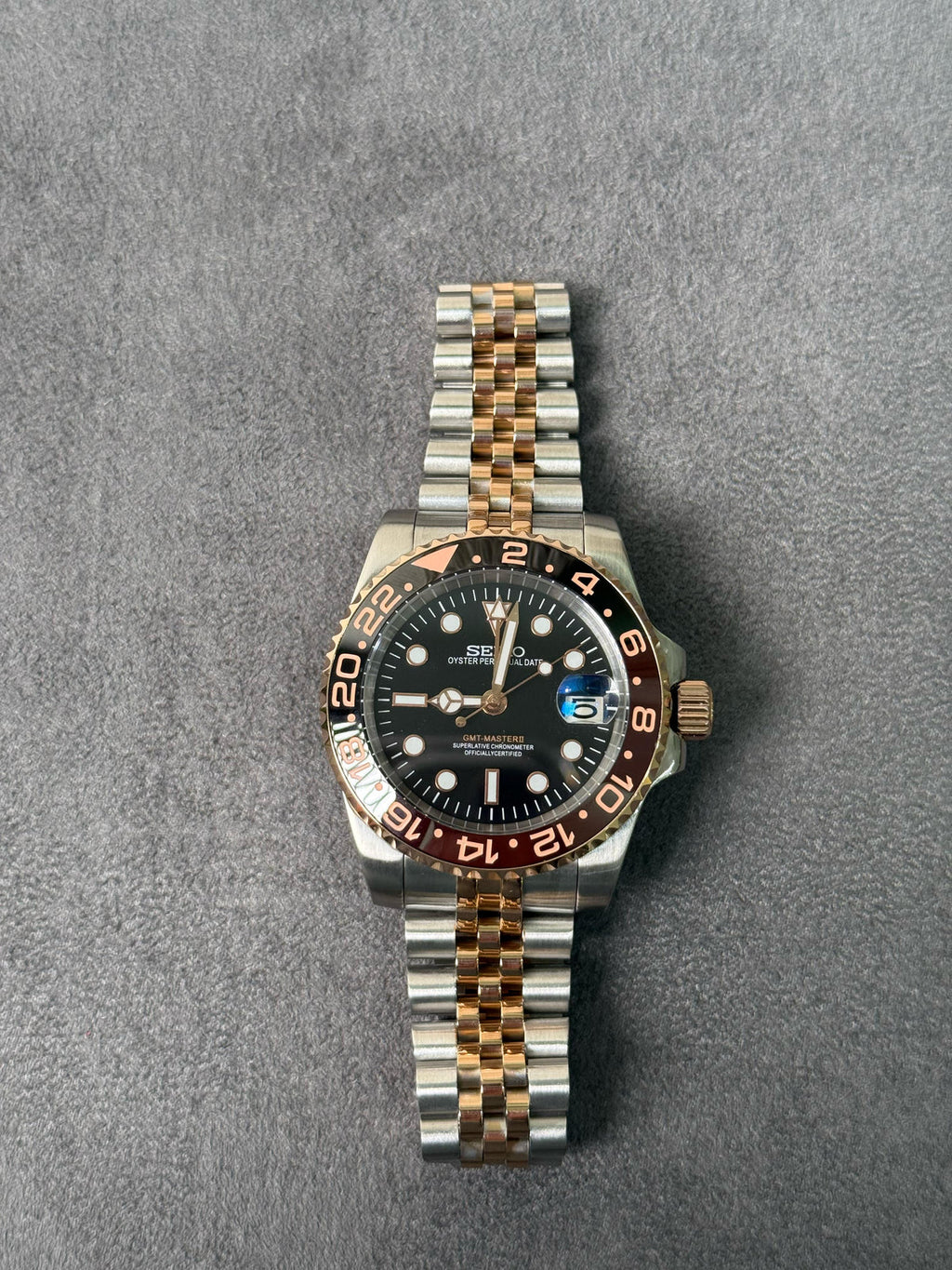 Seikomod GMT "Rootbeer" NH34