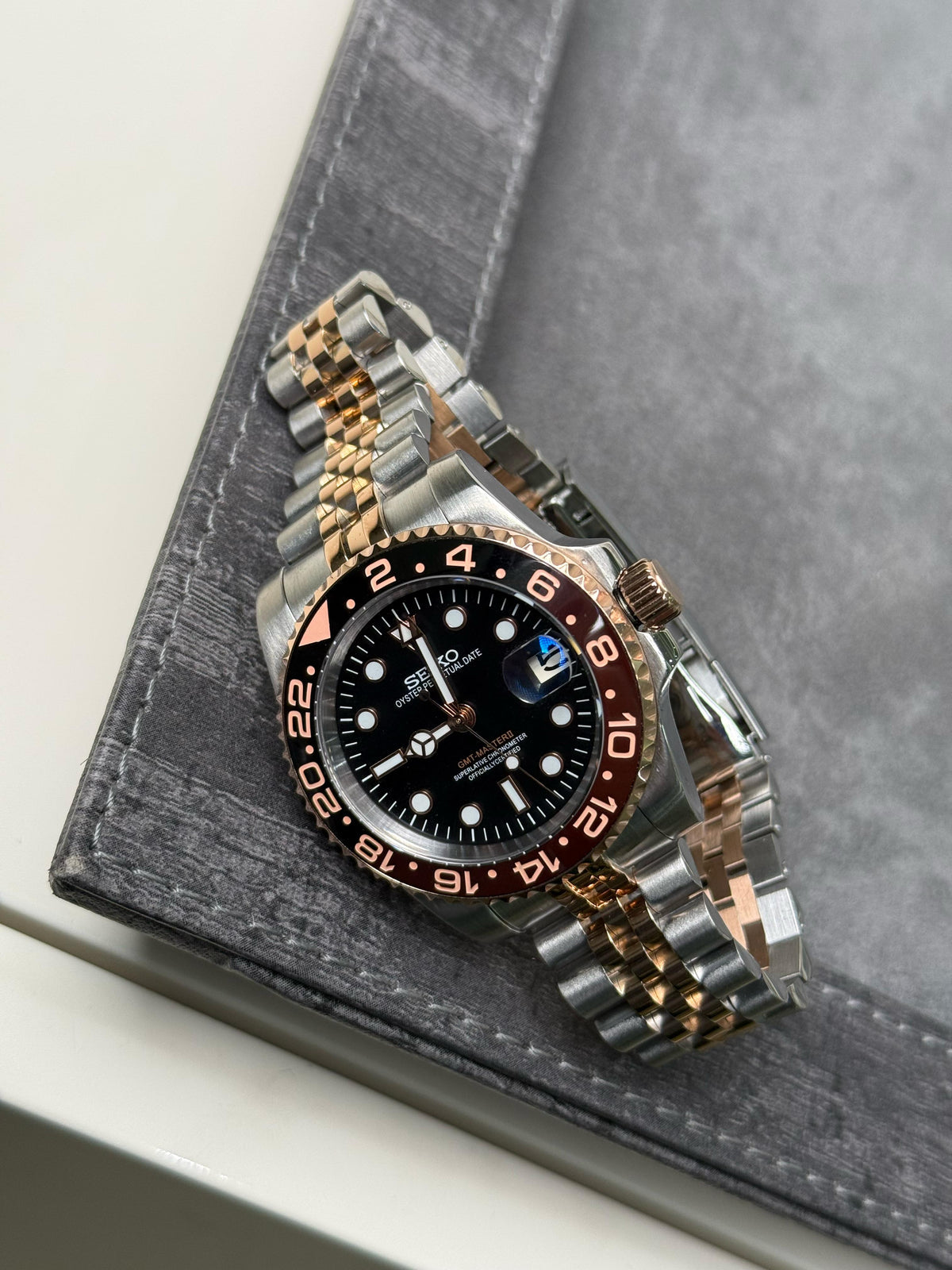 Seikomod GMT "Rootbeer" NH34