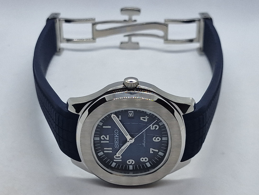 Seikotilus "Steel blue" NH35