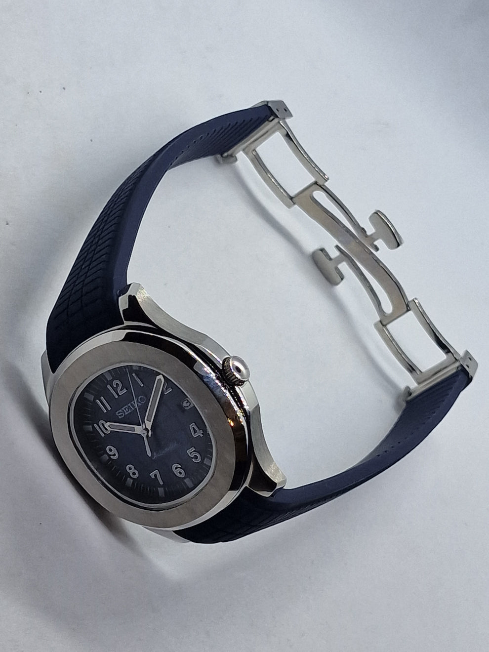 Seikotilus "Steel blue" NH35